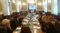 22. januar 2014. Učesnici okruglog stola o odnos parlamenta i nezavisnih državnih organa 